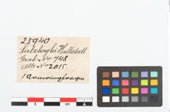 Etikett zu Bronzebuckelarmreif (NHMW-PRAE-025940)